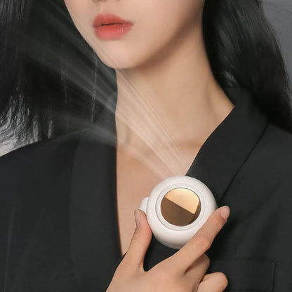 🥳OFERTA HOT 2026🥳💞Mais de 50K vendidos!💨 Ventilador de clipe tipo redemoinho para cintura e pescoço – 2 em 1: pode ser preso na cintura ou usado como colar. Até 23 horas de autonomia, silencioso e potente (5100 rpm)🌀🌿