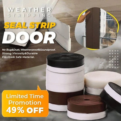 🚪🔥 BUY MORE, SAVE MORE! 5m Door Seal Strip – Keep Out Dust, Insects & Noise – Self-Adhesive, Flexible & Universal Fit ✨
