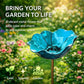 🐦 ¡50% DE DESCUENTO AHORA! 💖Flor de metal com bebedouro para pássaros – Uma linda decoração de jardim em um só produto!