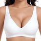 💗 ÚLTIMO DIA DE PROMOÇÃO! 50% DE DESCONTO ⚡ Mais de 50.000 unidades vendidas 💕 Sutiã Jelly sem aro para mulher – confortável, com efeito push-up, sem costuras, decote em V profundo, ideal para o dia a dia e para usar com t-shirts