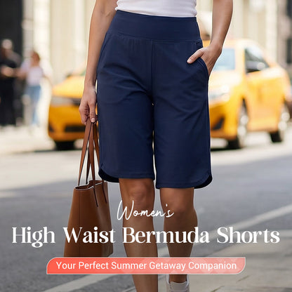 ⏰Último dia de promoção 49% DE DESCONTO🔥 Shorts femininos de yoga de cintura alta com bolsos