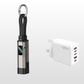 🔌 Cabo de Carregamento 4 em 1 com Visor Digital e Chaveiro – Carregamento Rápido, Resistente a Dobras e Compacto⚡🔋