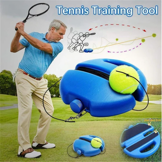 🎉50K+ Sold✨KIT Tennis Trainer – Self-study tool, adjustable height & stable base – improves your swing and accuracy anywhere 💪