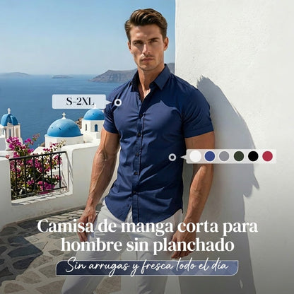 👔 ¡50% DE DESCUENTO AHORA! ✨ Camisas sem passar para homem – sem rugas, confortáveis o dia todo e perfeitas para negócios ou uso casual 👕