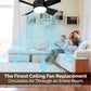 🏆ÚLTIMO DIA DE PROMOÇÃO 49% DE DESCONTO🔥 SmartBreez™ Ventilador de teto com luz LED 40W – 20,5” ultrassilencioso com controlo remoto 🎯 | E27 + Adaptador B22 GRÁTIS 🔌 | Para quarto 😴, cozinha 👩‍🍳 e garagem 🛠️ – Pronto para o Reino Unido! 🇬🇧