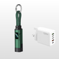 🔌 Cabo de Carregamento 4 em 1 com Visor Digital e Chaveiro – Carregamento Rápido, Resistente a Dobras e Compacto⚡🔋