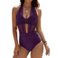 🏖️PROMOÇÃO QUENTE DE VERÃO 50% DE DESCONTO🎁 Blooming Jelly Conjunto de biquíni feminino de cintura alta 🌺 – Maiô de 2 peças com controle de barriga para um visual de verão cheio de confiança 💕 | Moda praia discreta e sexy