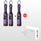 🔌 Cabo de Carregamento 4 em 1 com Visor Digital e Chaveiro – Carregamento Rápido, Resistente a Dobras e Compacto⚡🔋