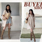 💃2026 Summer Sale-60% OFF💐Women's Short Sleeve Button Down Textured Babydoll Dress with Pockets
