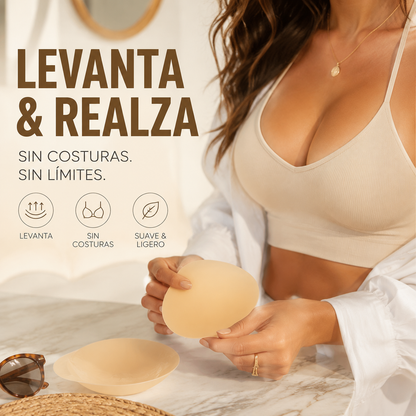 💞Compre 1 e Leve 1 Grátis!🌈✨Protetores de Mamilo Adesivos Invisíveis com Efeito Levanta-Seios para Mulheres