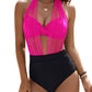 🏖️PROMOÇÃO QUENTE DE VERÃO 50% DE DESCONTO🎁 Blooming Jelly Conjunto de biquíni feminino de cintura alta 🌺 – Maiô de 2 peças com controle de barriga para um visual de verão cheio de confiança 💕 | Moda praia discreta e sexy