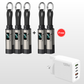 🔌 Cabo de Carregamento 4 em 1 com Visor Digital e Chaveiro – Carregamento Rápido, Resistente a Dobras e Compacto⚡🔋