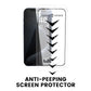 Anti Peeping Screen Protectors with Applicator for iPhone