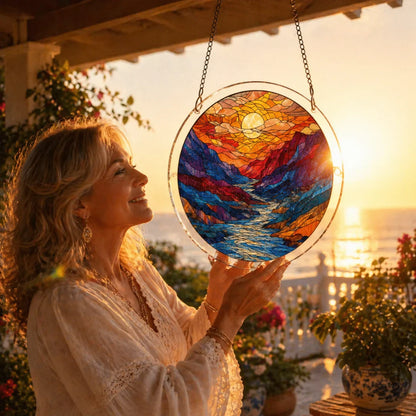🔥ÚLTIMO DIA 50% DE DESCONTO ☀️🛍️ Quebra-cabeça acrílico suncatcher com 80 peças