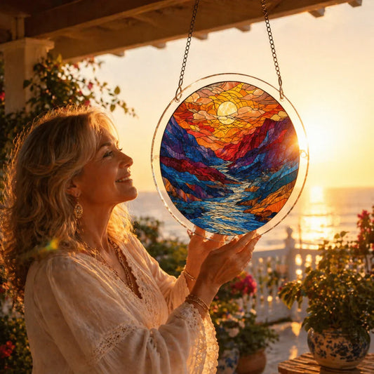 🔥ÚLTIMO DIA 50% DE DESCONTO ☀️🛍️ Quebra-cabeça acrílico suncatcher com 80 peças
