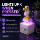 Chaveiro Eletrônico com Luz Ativado por Voz Mine Little Bird: Chaveiro Criativo em Forma de Pato que Emite Som ao Apertar