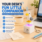 Chaveiro Eletrônico com Luz Ativado por Voz Mine Little Bird: Chaveiro Criativo em Forma de Pato que Emite Som ao Apertar