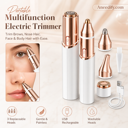 Portable Multifunction Electric Eyebrow Trimmer