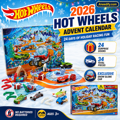 ⏰50% OFF NOW!🚚Fast Shipping 🎁Hot Wheels 2026 Holiday Advent Calendar🚗