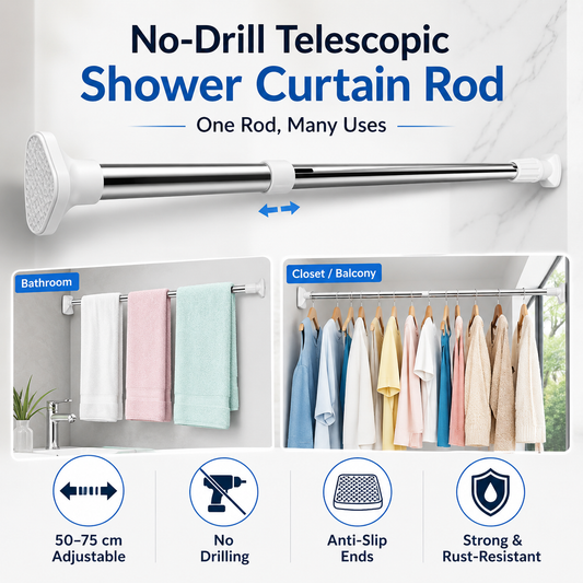 ✨2026 Hot Sale✨Telescopic Clothing Rod