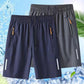 💎 50% DE DESCONTO NOS SHORTS ELÁSTICOS DE VERÃO MASCULINOS! 💎 Respiráveis, com bolsos com zíper e ajuste flexível 🩳❄️