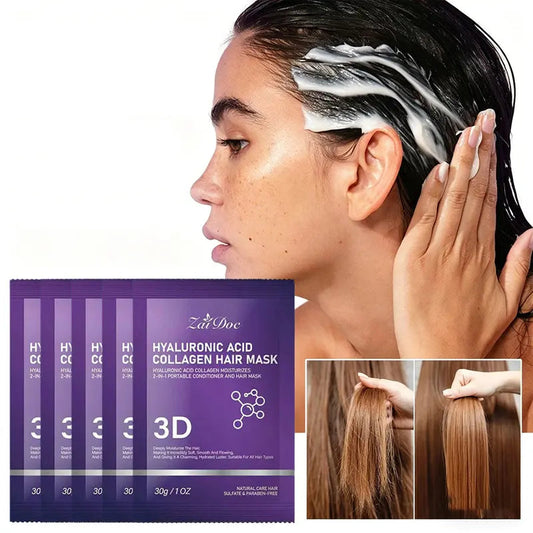 🌿Máscara capilar de colágeno 3D