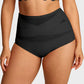 🌸 Último dia com preço especial 19.99€! 🔥Compre 1 e leve 1 grátis🎁Calcinha modeladora cruzada de cintura alta plus size