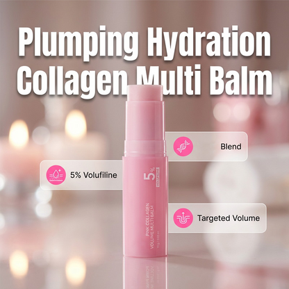 🩷✨Último dia: compre 1 e leve 1 grátis✨🩷 Bálsamo multifuncional Pink Collagen Volume | Tudo em um com Volufiline, e NAD em stick para um aspeto mais jovem