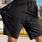 💎 50% DE DESCONTO NOS SHORTS ELÁSTICOS DE VERÃO MASCULINOS! 💎 Respiráveis, com bolsos com zíper e ajuste flexível 🩳❄️