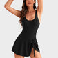 👙Última chance: 50% DE DESCONTO💃Maiô feminino de uma peça com controle de barriga e fechamento com nó