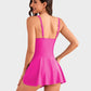 👙Última chance: 50% DE DESCONTO💃Maiô feminino de uma peça com controle de barriga e fechamento com nó