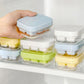 Mini forma de cubos de gelo com 6 compartimentos, adequada para contato com alimentos e fácil de desenformar