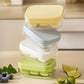 Mini forma de cubos de gelo com 6 compartimentos, adequada para contato com alimentos e fácil de desenformar
