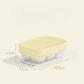 Mini forma de cubos de gelo com 6 compartimentos, adequada para contato com alimentos e fácil de desenformar