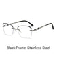 🔥50% DE DESCONTO! 🔍 Óculos sem aro com filtro de luz azul | Tecnologia avançada de filtragem de luz azul · 👓 Design elegante sem aro · Perfeitos tanto para ocasiões casuais como profissionais