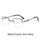 🔥50% DE DESCONTO! 🔍 Óculos sem aro com filtro de luz azul | Tecnologia avançada de filtragem de luz azul · 👓 Design elegante sem aro · Perfeitos tanto para ocasiões casuais como profissionais