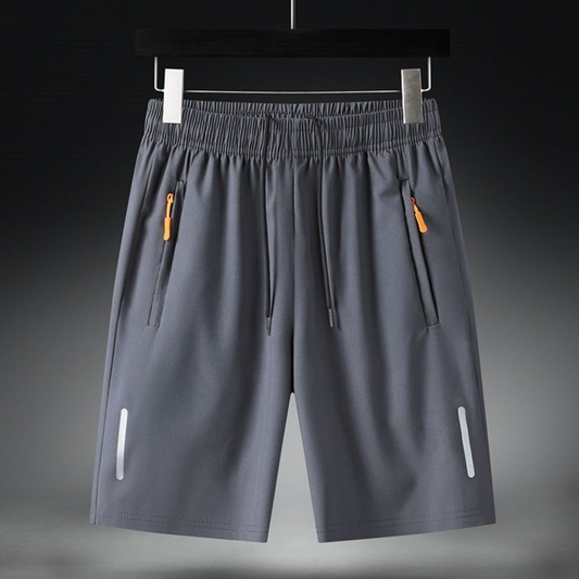 💎 50% DE DESCONTO NOS SHORTS ELÁSTICOS DE VERÃO MASCULINOS! 💎 Respiráveis, com bolsos com zíper e ajuste flexível 🩳❄️