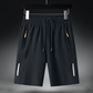 💎 50% DE DESCONTO NOS SHORTS ELÁSTICOS DE VERÃO MASCULINOS! 💎 Respiráveis, com bolsos com zíper e ajuste flexível 🩳❄️