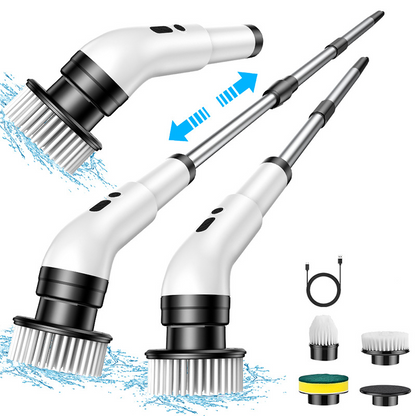 📢📢50% DE DESCONTO!! ⏰ Escova elétrica de limpeza multifuncional — limpeza profunda sem esforço! ✨