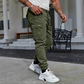 ⏳🔥OFERTA LIMITADA 50% OFF! 👖 Calças Cargo Casuais para Homem – Estilosas, Confortáveis e Ajustáveis ✨