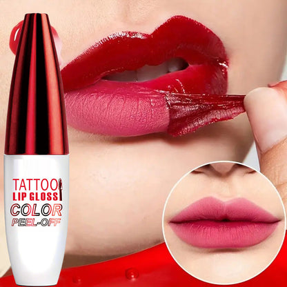 💋 50% DE DESCONTO – Brilho Labial Removível à Prova d'Água | Longa duração, pigmentação intensa & confortáve