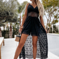 👗 Macacão Feminino de Alças Finas – Macacão Casual Solto com Design Vazado ✨