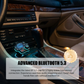 📻 50% DE DESCONTO AGORA! 🚗 Transmissor FM Bluetooth Universal para Carro com Duas Portas – Música sem fio, chamadas viva-voz e carregador USB duplo 🔌
