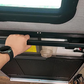 Pega de alumínio para porta de rede mosquiteira de autocaravana