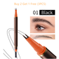 🎁 Oferta por tempo limitado! Compre 2 e leve 1 grátis ✨ Caneta líquida para sobrancelhas de dupla ponta com aplicador de 2 pontas bifurcadas