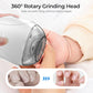 👶💅 360° rotary nail trimmer – LED light, quiet, safe for babies & adults!