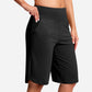 ⏰Último dia de promoção 49% DE DESCONTO🔥 Shorts femininos de yoga de cintura alta com bolsos