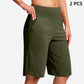 ⏰Último dia de promoção 49% DE DESCONTO🔥 Shorts femininos de yoga de cintura alta com bolsos