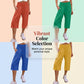 ☀️PROMOÇÃO QUENTE 2026 50% DE DESCONTO🌿 Calças cropped femininas leves com cintura elástica