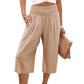 ☀️PROMOÇÃO QUENTE 2026 50% DE DESCONTO🌿 Calças cropped femininas leves com cintura elástica